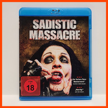 『SADISTIC MASSACRE』輸入盤・中古Blu-ray ドイツの鬼畜マルセル・ヴァルツの人肉破壊＆拷問監禁パレード！/スプラッター/Schlaraffenhaus_画像1