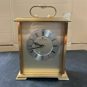 置時計 アンティーク レトロ インテリア クオーツ アナログ 時計 コレクション 中古品 動作確認済み