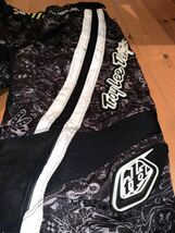 troy lee design モトクロスパンツ 36インチ ブラック レーシングパンツ トロイリーデザイン オフロード FOX 中古_画像2