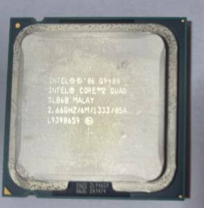 Intel 純正Core 2 Quad CPU コンピュータープロセッサー SLB6B 2.66GHZ 1333MHZ 6M Q9400