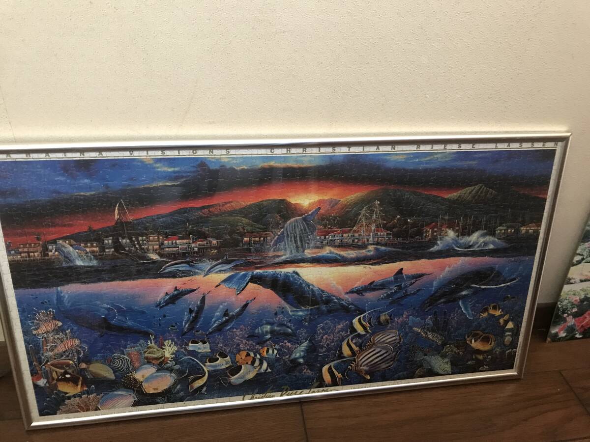 Lassen Jigsaw Puzzle Completed Lahaina Visions Bonus Included, toy, game, puzzle, jigsaw puzzle