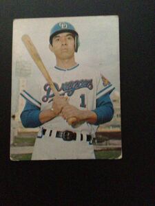 カルビー プロ野球カード 73年 バット版 表面表記なしNo71 