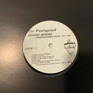 プライベート盤LP ドクター・フィールグッド／Boom Boom -Unreleased Hits ‘74〜76- Dr. Feelgood Wilko Johnson ウィルコ・ジョンソン の画像3