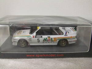 1/43 SPARK BMW E30 Rally Finland #5 1988 Ari-Vatanen