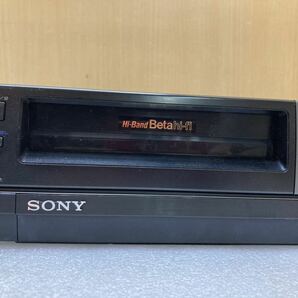 HY0857 SONY ビデオカセットレコーダー ステレオ SL-HF3 Hi Band ハイバンド Betamax ソニー ベータマックス 通電のみ確認 現状品 0408の画像2