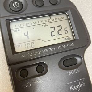 HY0544 ケンコー KENKO オートデジメーター KFM-1100 入射光式露出計 通電確認済 現状品 0323の画像2