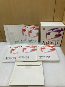 HY1243 Apple AppleScript Scripters Toolkit 日本語版　アプリケーションソフトウェアを総合する強力ツール　詳細不明　現状品　0430