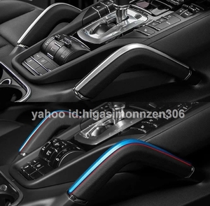 送料無料　ABS製　ポルシェ　カイエン　インナーハンドルチューブ　ハンドルガーニッシュ　6枚セット　色選択可能