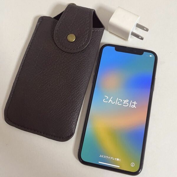 iphone10 iPhone X 64GB スペースグレイ SIMフリー 不具合なし　本体