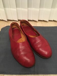 CHURCH ルームシューズ オペラシューズ 6 1/2 MADE IN ENGLAND 英国製 チャーチ レッド