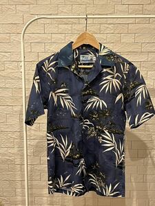 STYLED BY RJC アロハシャツ Sサイズ 総柄 MADE IN HAWAII USA オープンカラー コットン ハワイ製 ハワイアン