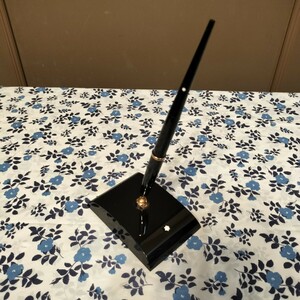 K04143 ◆MONTBLANC/モンブラン 万年筆 ペンスタンド ペンホルダー ペン立て セット◆