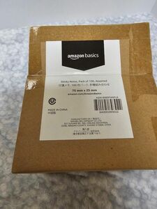 Amazonベーシック 付箋 ふせん 見出し パステルカラー 75×25