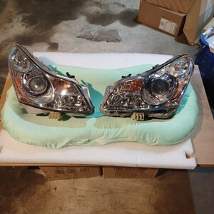  Nissan Skyline V36 NV36 previous term head light headlamp left right set LR HID xenon KOITO 100-63861