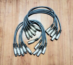  sound cable [10 pcs set ]4 pin cannon JAE XLR-4-11C,XLR-4-12C# Canon cable # Canare?