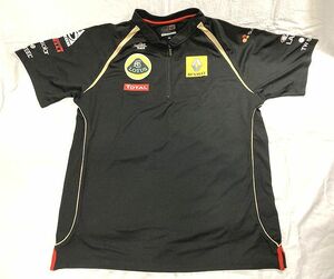 F1　ロータスルノー　ハーフジップTシャツ 3XL