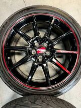 超美品 激安 RMPレーシング R25 18インチ 8.0J 45 ダンロップ ディレッツァ 225/40R18 86 BRZ カローラスポーツ プリウス　インプレッサ_画像6