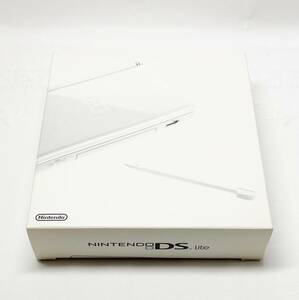 ★☆【新品未使用】ニンテンドーDS Lite 本体【クリスタルホワイト】完品 任天堂 Nintendo 希少品☆★