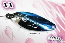 【最終1点】ベルベットアーツ　デイジー　2.5g ブルーシルバー（検　キック　鱒王　伊藤雄大　フォルテ　放流　ピンク　_画像2