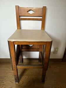 ◆木製椅子　昔　古い　ハンドメイド？