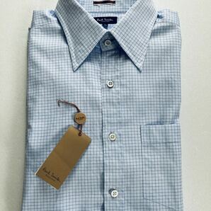 未着用◆ポールスミスコレクション Paul Smith COLLECTION グラフチェック 長袖シャツ ビジネスシャツ メンズ sizeXLの画像1