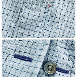 未着用◆ポールスミスコレクション Paul Smith COLLECTION グラフチェック 長袖シャツ ビジネスシャツ メンズ sizeXLの画像9