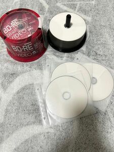 BD-RE 未使用3枚 　繰り返し録画用　HI-DISC 25GB 2倍速