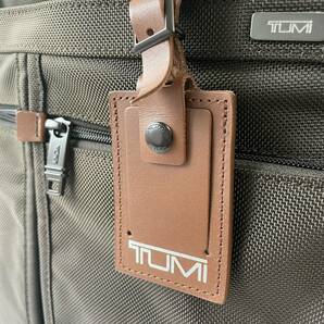 【未使用保管品】トゥミ TUMI トートバッグ ビジネスバッグ コンパニオントート バリスティックナイロン 本革 レザー ブラウン メンズ 仕事の画像3