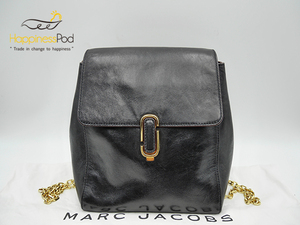 マークジェイコブスMARC JACOBS　リュックサック　チェーン　黒×ゴールド　M0008240　