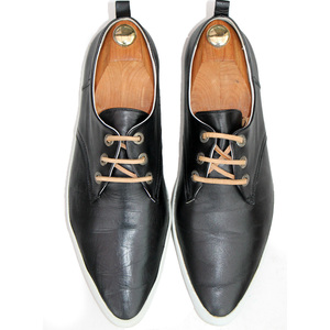 Сделано в Испании ★ Loewe Loewe ★ Кожаные кроссовки 43 = 28,5 кроссовки с низким разрешением черные мужчины HH I-735