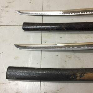 摸造刀 日本刀 長刀3本(約105cm) 短刀2本(約70cm) 計5本 まとめ売りの画像7