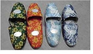  super-discount! slippers 4 pair * English character *aro is * blue * navy blue * red * green *23~25