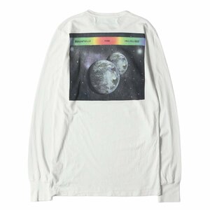 OFF-WHITE オフホワイト Tシャツ サイズ:記載なし(S位) ARTDAD NEW SPACE ロングスリーブTシャツ ホワイト 白 コラボ トップス カットソー