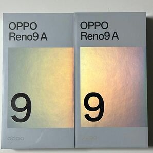 OPPO Reno9 A 2台　ムーンホワイト、ナイトブラック　A3010P ワイモバイル版SIMフリー　新品未開封