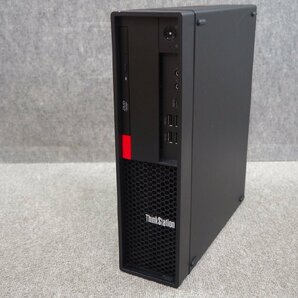 [198] ☆ Win11認証済 ☆ 新品M.2搭載！ ☆ Lenovo ThinkStation P330 Xeon E-2134 3.50GHz/16GB/256GB(M.2)+3TB(SATA)/Quadro P620 ☆の画像1