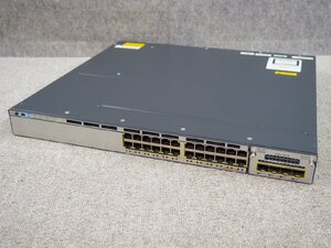 [N585] ☆ Cisco　Catalyst 3750-Xシリーズ　WS-C3750X-24P-L V02 ☆ Version 15.0(1)SE2 ☆ C3KX-NM-1G搭載 ☆