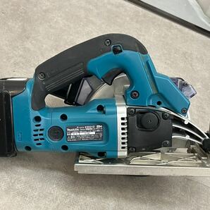 ★Makita マキタ 125mm 充電式防じんマルノコ KS521D 14.4V/3.0Ah バッテリ2個付セット品の画像3