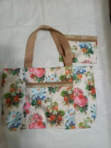 (レスポートサック) 3663 F974 MARKET TOTE レディース トートバッグ PERENNIAL STROLL 花柄 ピンク [並行輸入品]