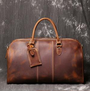  new arrival * traveling bag Boston bag original leather men's bag high capacity leather machine inside bringing in independent cow leather travel bag Golf bag business trip 