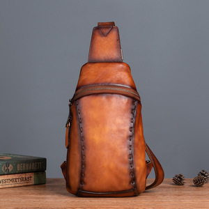  new goods left right shoulder .. possibility body bag men's bag cow leather original leather cow leather diagonal .. one shoulder bag leather bag 