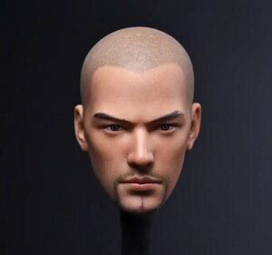 1/6scale 男性　フィギュア　ヘッド　アクションフィギュア　俳優　アジア男性　陰陽　12インチ