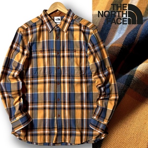 新品 THE NORTH FACE ノースフェイス M ARROYO LW FLANNEL SHIRT チェック柄 長袖 フランネルシャツ XL 春秋冬 カジュアル ◆B3622