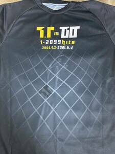 阪神タイガース　鳥谷敬選手　引退記念Tシャツ【T1T00T】直筆サインTシャツOサイズ　非売品　