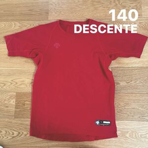 140 DESCENTE 野球 アンダーシャツ ジュニア用 夏用 半袖 丸首 デサント JSTD-721 