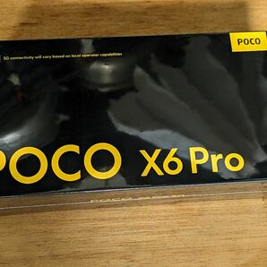 新品 未開封 POCO X6 Pro グローバル版 【12GB/512GB】ブラック 変換プラグ同梱