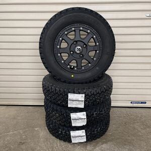 MLJ XTREME-J エクストリームJ 12インチ 4J +42 100/4HブリヂストンRD604 145/80R12 4本セットN-VANアクティハイゼットエブリィキャリー