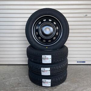 《ネオキャロ》◆ブリヂストン　ニューノ◆155/65R14◆NBOXタントムーヴワゴンRラパンアルトデイズトコットスペーシア　ブラック