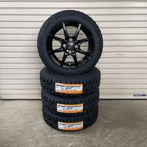 《SEIN EK》 TOYO OPEN COUNTRY R/T 155/65R14 155/65-14 75Q トーヨー オープンカントリー RT4本セット ソリッドブラック 5.5J+43 100-4H