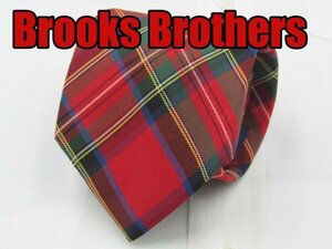 【ブルックスブラザーズ】 OC 397 ブルックスブラザーズ Brooks Brothers ネクタイ 赤系 チェック ジャガード