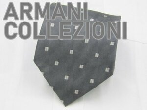 【アルマーニ】 OC 504 アルマーニ ARMANI COLLEZIONI ネクタイ グレー系 ドット ジャガード